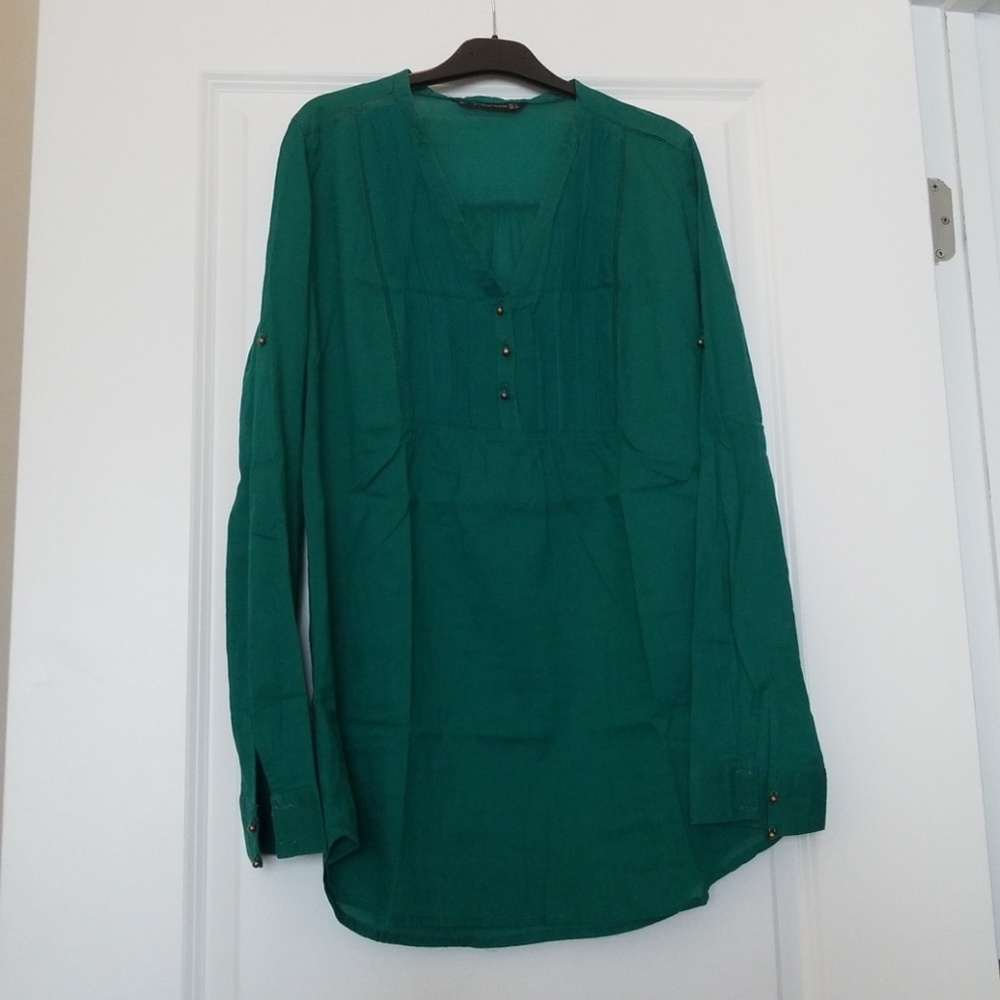 ZARA green shirt 💚